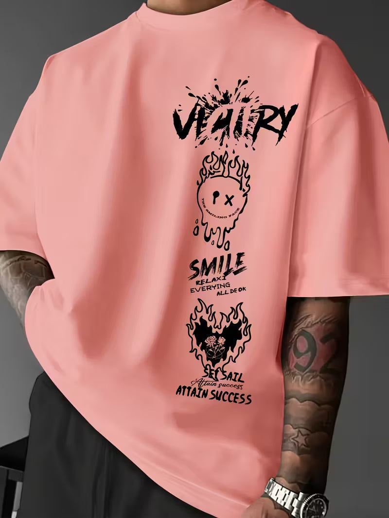 Men'S Streetwear Graphic T-Shirt